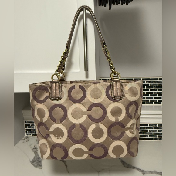 Coach Madison Op Art Tote - Picture 3 of 14